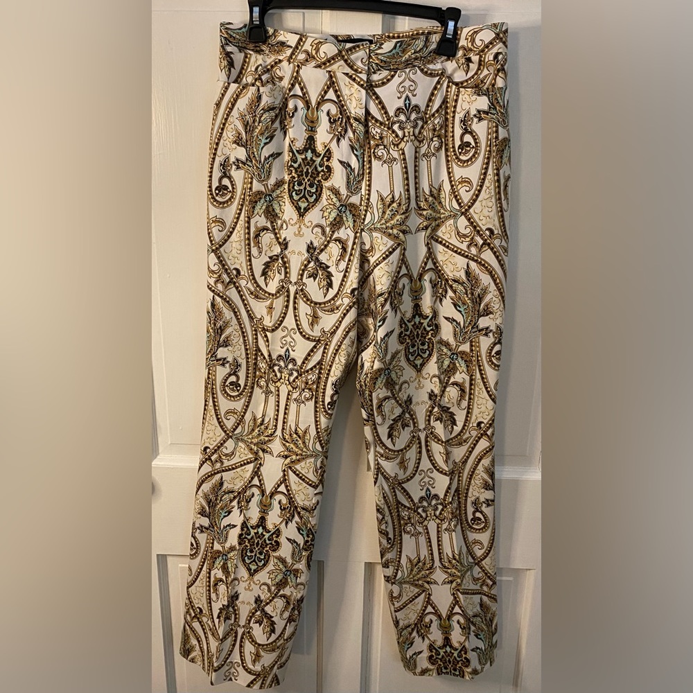 LaVore’ Tapestry Print Pants, Size 12 - Picture 3 of 5